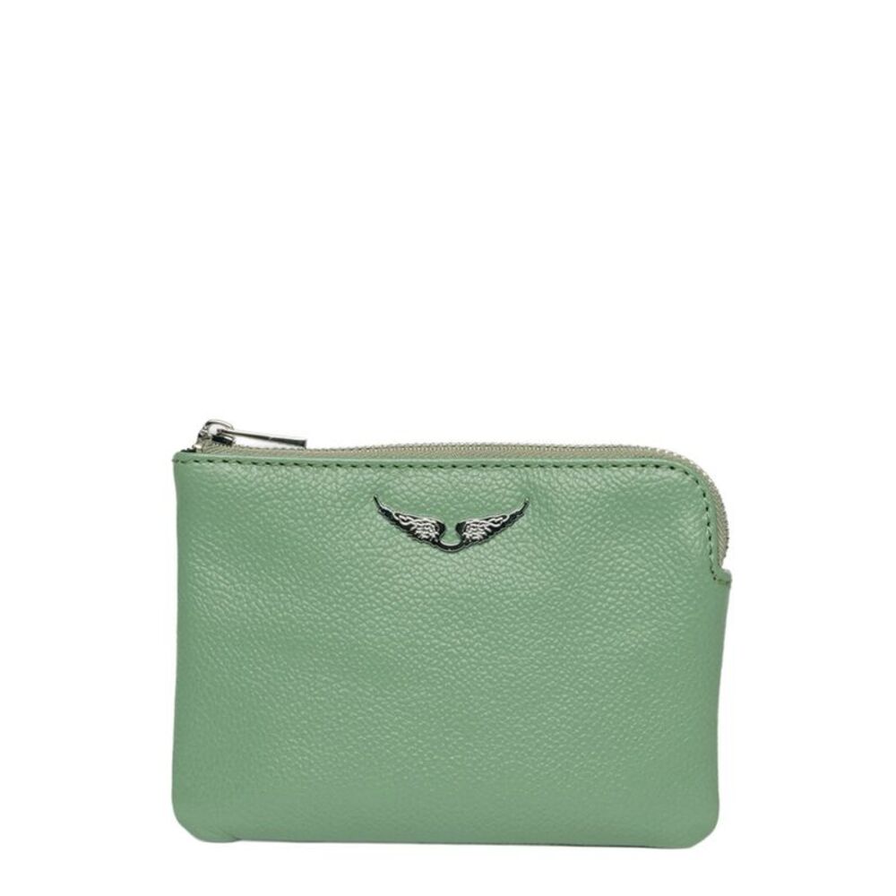 Zadig & Voltaire Mini Uma Wings Grained Leather Pouch